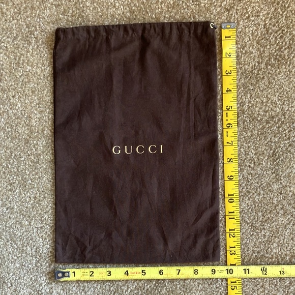 🤎💛 GUCCI 💛🤎 Brown Med/Lg Dust bag Dust cover 100%cotton VG pre loved cond - Picture 3 of 7